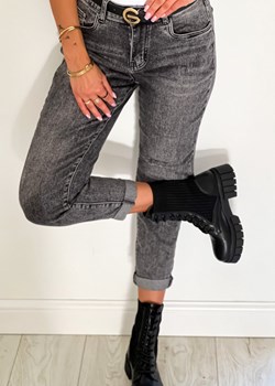 Spodnie grafitowe DM 752N-C ze sklepu Sklep Fason w kategorii Spodnie damskie - zdjęcie 144843321