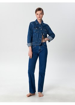 Sinsay - Jeansy straight low waist - Niebieski ze sklepu Sinsay w kategorii Jeansy damskie - zdjęcie 144861691