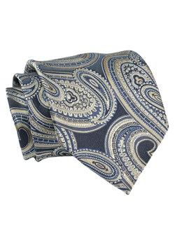 Klasyczny, Szeroki Krawat Męski CHATTIER - Duży Wzór Paisley KRCH1319 ze sklepu JegoSzafa.pl w kategorii Krawaty - zdjęcie 144928220