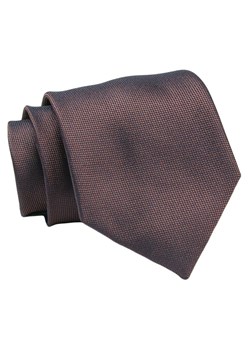 Klasyczny, Szeroki Krawat Męski CHATTIER - Miedziany Brąz KRCH1333 ze sklepu JegoSzafa.pl w kategorii Krawaty - zdjęcie 144928252