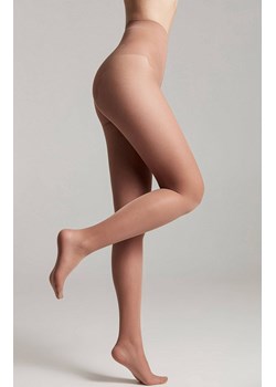 Jedwabiste rajstopy z ażurowymi majtkami Bikini 40, Kolor brązowy, Rozmiar 2, Conte ze sklepu Intymna w kategorii Rajstopy - zdjęcie 144957592