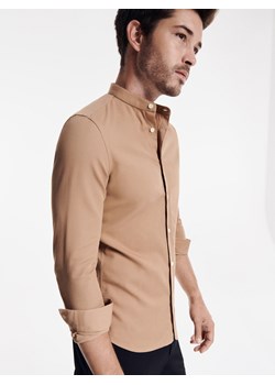 Reserved - Koszula z bawełny egipskiej - Brązowy ze sklepu Reserved w kategorii Koszule męskie - zdjęcie 144964844