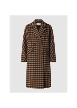 Płaszcz wełniany ze wzorem w kratkę model ‘New Element’ ze sklepu Peek&Cloppenburg  w kategorii Płaszcze damskie - zdjęcie 144976824