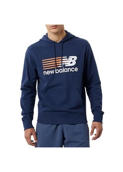 Bluza New Balance MT23902NGO - granatowa ze sklepu streetstyle24.pl w kategorii Bluzy męskie - zdjęcie 144988902