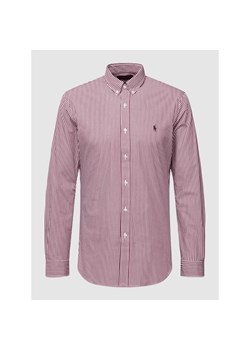 Koszula casualowa o kroju slim fit z wzorem w paski ze sklepu Peek&Cloppenburg  w kategorii Koszule męskie - zdjęcie 145008252