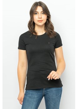 t-shirt damski tommy hilfiger xw0xw00980 czarny ze sklepu Royal Shop w kategorii Bluzki damskie - zdjęcie 145008993