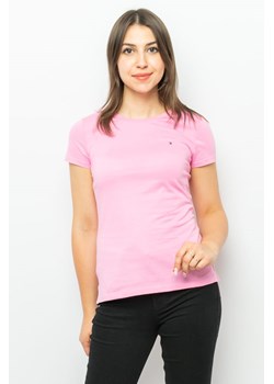 t-shirt damski tommy hilfiger xw0xw01893 różowy ze sklepu Royal Shop w kategorii Bluzki damskie - zdjęcie 145009013