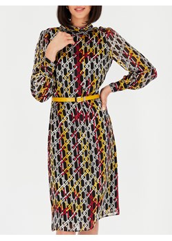Wizytowa sukienka ze stójką L'AF Alba ze sklepu Eye For Fashion w kategorii Sukienki - zdjęcie 145071764