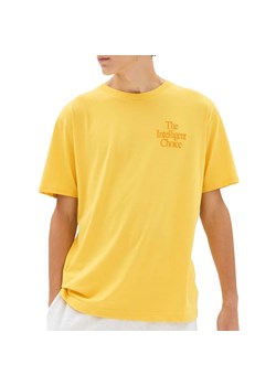 Koszulka New Balance MT23502HCM - żółta ze sklepu streetstyle24.pl w kategorii T-shirty męskie - zdjęcie 145104631