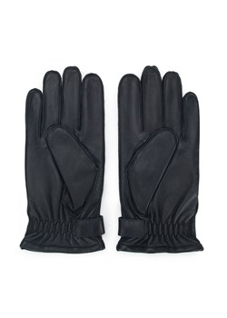Męskie rękawiczki skórzane z ozdobnymi zatrzaskami ze sklepu WITTCHEN w kategorii Rękawiczki męskie - zdjęcie 145154654