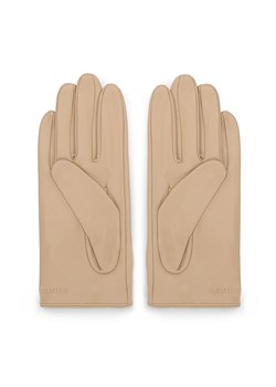 Damskie rękawiczki samochodowe proste kremowe ze sklepu WITTCHEN w kategorii Rękawiczki damskie - zdjęcie 145154664