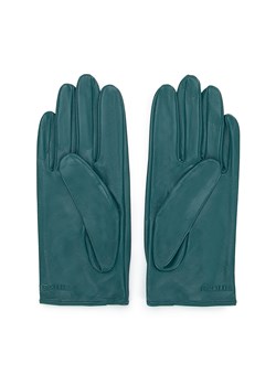 Damskie rękawiczki samochodowe proste turkusowe ze sklepu WITTCHEN w kategorii Rękawiczki damskie - zdjęcie 145161902
