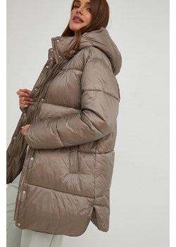 Answear Lab kurtka damska kolor beżowy zimowa ze sklepu ANSWEAR.com w kategorii Kurtki damskie - zdjęcie 145173561