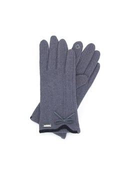 Damskie rękawiczki z kokardką cienkie ze sklepu WITTCHEN w kategorii Rękawiczki damskie - zdjęcie 145174012