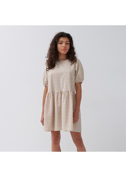Sukienka mini w kratę - Fioletowy ze sklepu House w kategorii Sukienki - zdjęcie 145176221