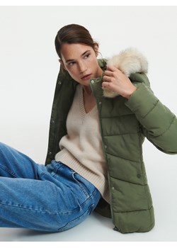 Reserved - Pikowana kurtka - Zielony ze sklepu Reserved w kategorii Kurtki damskie - zdjęcie 145187053