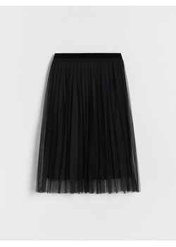 Reserved - Plisowana spódnica midi - Czarny ze sklepu Reserved w kategorii Spódnice dziewczęce - zdjęcie 145188950