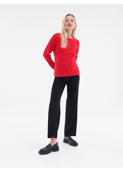 Reserved - Gładki sweter - Czerwony ze sklepu Reserved w kategorii Swetry damskie - zdjęcie 145192004