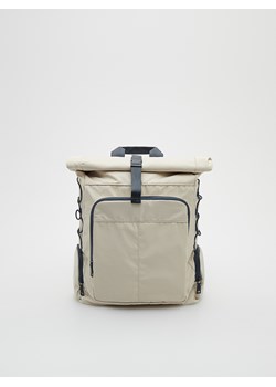 Reserved - Plecak z rolowanym zapięciem - Biały ze sklepu Reserved w kategorii Plecaki - zdjęcie 145192942
