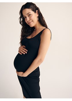 Reserved - Sukienka z bawełny organicznej - Czarny ze sklepu Reserved w kategorii Sukienki ciążowe - zdjęcie 145198133