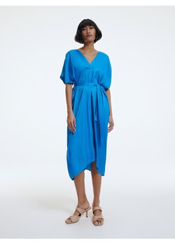 Reserved - Wiskozowa sukienka - Niebieski ze sklepu Reserved w kategorii Sukienki - zdjęcie 145294232