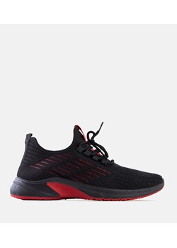 Czarno czerwone sneakersy sportowe Brownle ze sklepu gemre w kategorii Buty sportowe męskie - zdjęcie 145306461