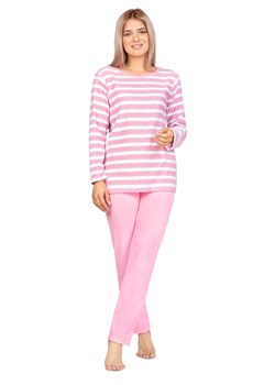 Piżama damska frotte Regina różowa 975 ze sklepu piubiu_pl w kategorii Piżamy damskie - zdjęcie 145368794
