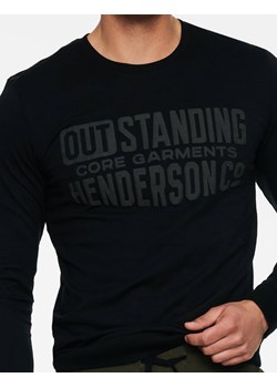 Piżama męska bawełniana Henderson Badge czarna 40040 ze sklepu piubiu_pl w kategorii Piżamy męskie - zdjęcie 145368811