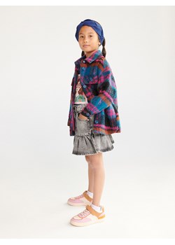 Reserved - Jeansowa spódnica mini - Szary ze sklepu Reserved w kategorii Spódnice dziewczęce - zdjęcie 145397132
