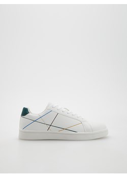 Reserved - Sneakersy na grubej podeszwie - Biały ze sklepu Reserved w kategorii Buty sportowe męskie - zdjęcie 145399213