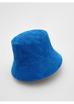 Reserved - Dwustronny kapelusz bucket - Niebieski ze sklepu Reserved w kategorii Kapelusze damskie - zdjęcie 145399821