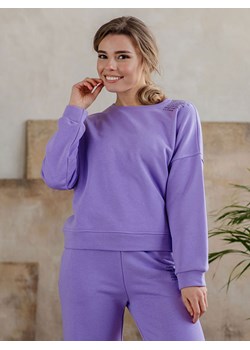 Dresowa bluza z bawełną Azuri ze sklepu Eye For Fashion w kategorii Bluzy damskie - zdjęcie 145407862