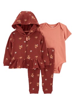 3-częściowy komplet w kolorze czerwono-jasnoróżowym ze sklepu Limango Polska w kategorii Odzież dla niemowląt - zdjęcie 145451702