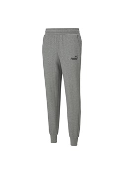 PUMA Spodnie męskie Essential Logo Pants szare ze sklepu taniesportowe.pl w kategorii Spodnie męskie - zdjęcie 145454322