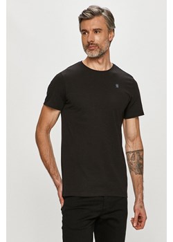 G-Star Raw t-shirt bawełniany kolor czarny ze sklepu ANSWEAR.com w kategorii T-shirty męskie - zdjęcie 145454481