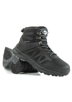 Ciepłe buty męskie trekkingowe z AQUA SHELL - LEE COOPER 22-01-1402M, czarne ze sklepu ulubioneobuwie w kategorii Buty trekkingowe męskie - zdjęcie 145457463