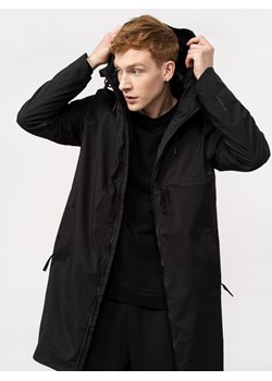 Płaszcz przejściowy męski - czarny ze sklepu OUTHORN w kategorii Płaszcze męskie - zdjęcie 145457960