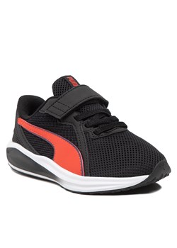 Buty Puma - Twitch Runner Ac PS 386252 02 P.Black/B.Red/Elektro Blue ze sklepu eobuwie.pl w kategorii Buty sportowe dziecięce - zdjęcie 145528894