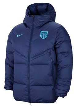 Męska puchowa kurtka piłkarska Nike Storm-FIT Anglia Strike - Niebieski ze sklepu Nike poland w kategorii Kurtki męskie - zdjęcie 145743694