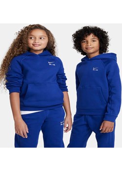 Bluza z kapturem dla dużych dzieci Nike Air - Niebieski ze sklepu Nike poland w kategorii Bluzy chłopięce - zdjęcie 145796874