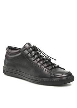 Sneakersy Wojas - 46064-51 Czarny ze sklepu eobuwie.pl w kategorii Trampki damskie - zdjęcie 145856530