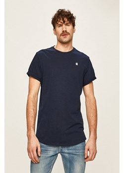 G-Star Raw t-shirt bawełniany D16396.B353 kolor granatowy ze sklepu ANSWEAR.com w kategorii T-shirty męskie - zdjęcie 145904400