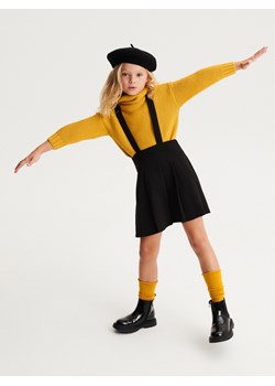 Reserved - Spódnica z szelkami - czarny ze sklepu Reserved w kategorii Spódnice dziewczęce - zdjęcie 145916732