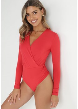 Czerwone Body Adothee ze sklepu Born2be Odzież w kategorii Bluzki damskie - zdjęcie 145924461