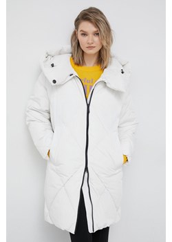 Geox kurtka damska kolor biały zimowa ze sklepu ANSWEAR.com w kategorii Kurtki damskie - zdjęcie 145974010