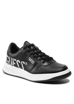 Sneakersy Guess - Ponte FM7PON LEA12 BLACK ze sklepu eobuwie.pl w kategorii Buty sportowe męskie - zdjęcie 145997134