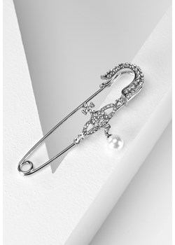 Srebrna agrafka z perłą ze sklepu Molton w kategorii Biżuteria damska - zdjęcie 146039094