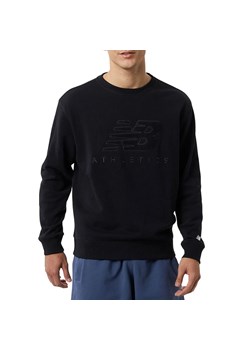 Bluza New Balance MT23501BK - czarna ze sklepu streetstyle24.pl w kategorii Bluzy męskie - zdjęcie 146080301