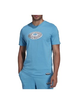 Koszulka adidas R.Y.V. Graphic HC9475 - niebieska ze sklepu streetstyle24.pl w kategorii T-shirty męskie - zdjęcie 146104804