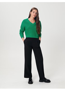 Sinsay - Sweter z miękkiej dzianiny - Zielony ze sklepu Sinsay w kategorii Swetry damskie - zdjęcie 146145770